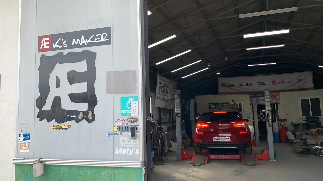 i30 케이스메이커(케메곽) 커스텀 배기 튜닝