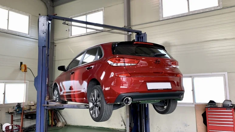 i30 룩손 레이싱 하부보강 튜닝 언더바 멤버바