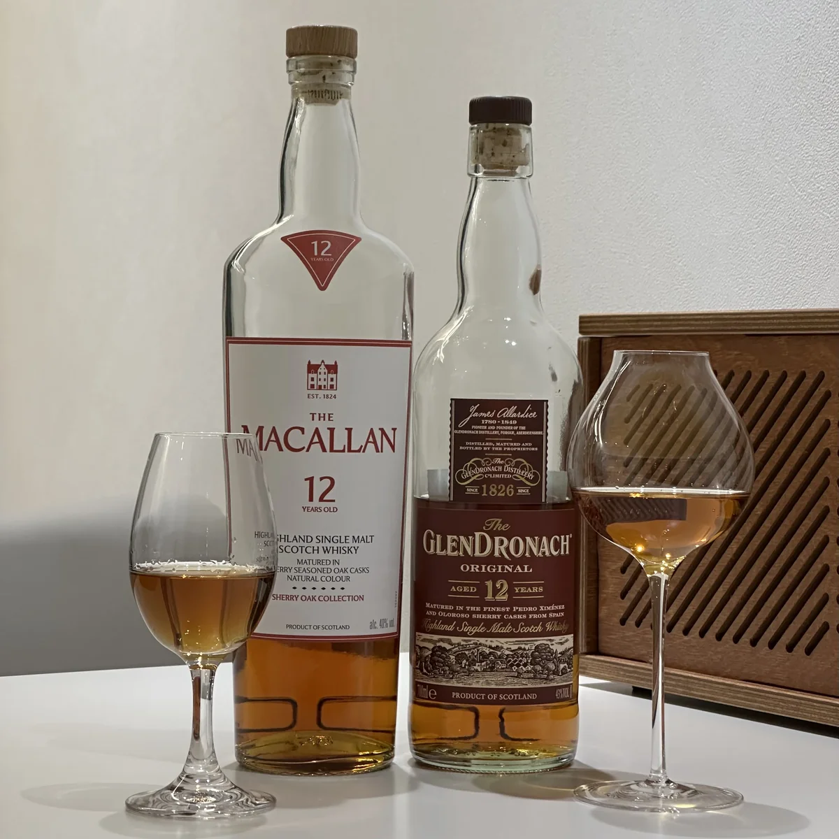 [Sherry] Macallan 12 vs GlenDronach 12 - Side by Side
